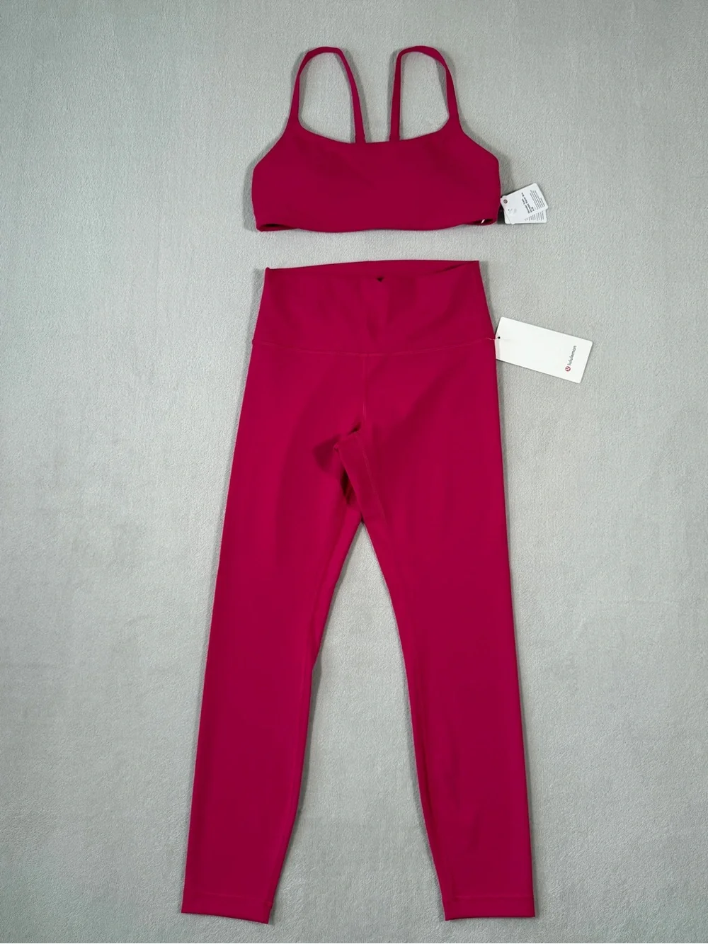 Lululemon Set Wunder Train Bra Size 10 and Wunder Train 25” Leggings Size 8 NWT